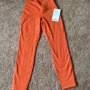New Lululemon Align 25” Canyon Orange SZ 6